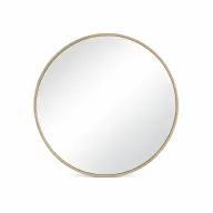 Polly Round Minimalist Wall Mirror – Boho Accent