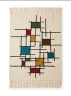 Artistic Handmade Wool Kilim Rug