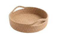 Handmade woven jute try