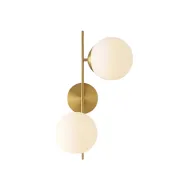 Gold Dual Globe Wall Lamp wall m-5