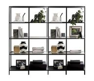 Berry Grid Metal Shelving Unit - Open Design