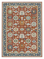 Terracotta Azure Chenille Rug