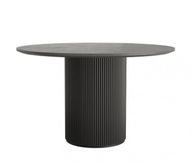 Dan Ribbed Dining Table With Oak Veneer Finish