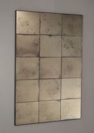 Antiqued Panelled Mirror