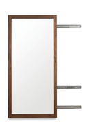 Built-in Sliding Mirror with Wood Frame