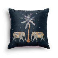 Elephant's Palm - Velvet Cushion