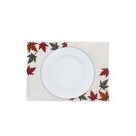 Maple Leaves Canvas Placemats Set