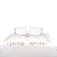 طقم لحاف مطرز لوتس