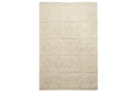 Neutral Chic Handmade Wool Kilim Rug