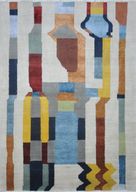Hand Knotted Rug/Tribal Color Weave