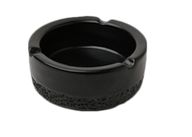 Ashes Black Pottery Cigar Ashtray
