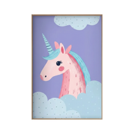 Pastel Unicorn Wall Art – Kids Room Décor