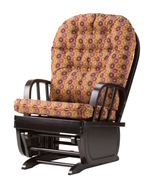 Rocking Chair With Solid Wood Base & Upholstered Body