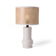 White Bambo Isla table lamp