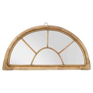 Boho Rainbow Bamboo Mirror – Stylish Wall Decor