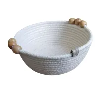 طبق ديكوري منسوج من القطن