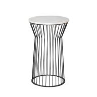 Alkes Side Table AG1015 - Marble Top - Metal Frame