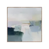 Soft Horizon Abstract Landscape Print – Calm Modern Wall Art