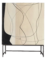 خزانة بار دالي -  رسم فرشاة حر أنيق