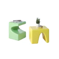 Soa Side Table – Modern Fiberglass Design