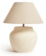 Olive Table Lamp - Cream
