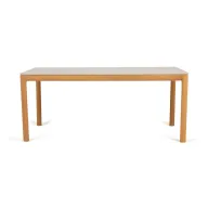 Nia Dining Table With Beech Wood Legs and Laminated Top