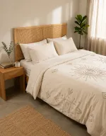 طقم غطاء لحاف قطن مصري