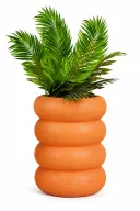 Coral Ring Bubble Fiberglass Planter