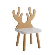 Reindeer Chair In Beech\Pine Wood