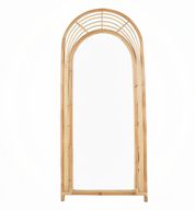 Bamboo Arch Wall Mirror