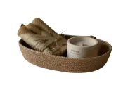 Handmade woven jute try