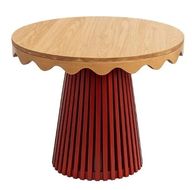 Fluted Wavy Round Dining Table