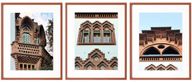 Barcelona Brick Building Set of 3