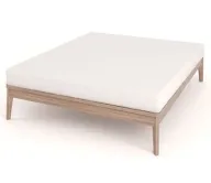 Basic Minimalist Wooden Platform Bed 160