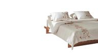 Ivory Duvet Cover - Floral - Sateen - King
