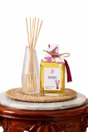 Lavender Cream Reed Diffuser ( Home Fragrance ) Set