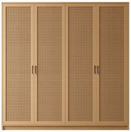Bay Cane Hinged Wardrobe