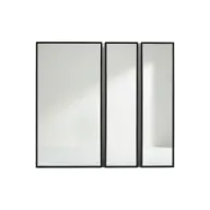 Erica Sleek Vertical Panel Mirror Set - Modern Elegance for Your Walls