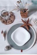 Woven Cotton Placemat 35cm