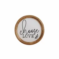 Choose Love Boho Wood Circle