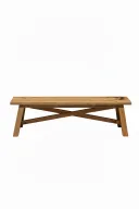 مقعد طويل توماس خشب موسكي بأرجل مائلة