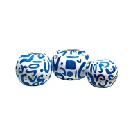 Blue Symbols Pots Set