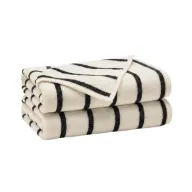 فوطة وجه سترايبس (طقم من قطعتين) – قطن مصري