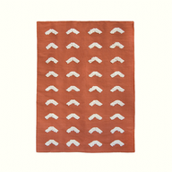 Fray Handwoven Wool Rug – Chevron Minimalist Design