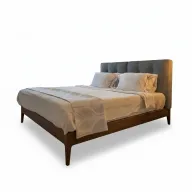 Plush Tufted Bed