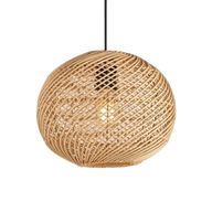 A beige bohemian ceiling light with one BL45 bulb