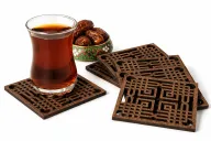Mashrabiya Coasters - Set of 6
