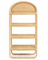 RakBuk Bamboo Shelving Unit With 4 Shelves
