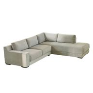 Foden Natural Wood L - Shape Sofa -Hippo 112