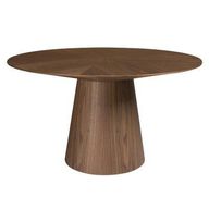 Pessinton Round Dining Table With Tapered Base